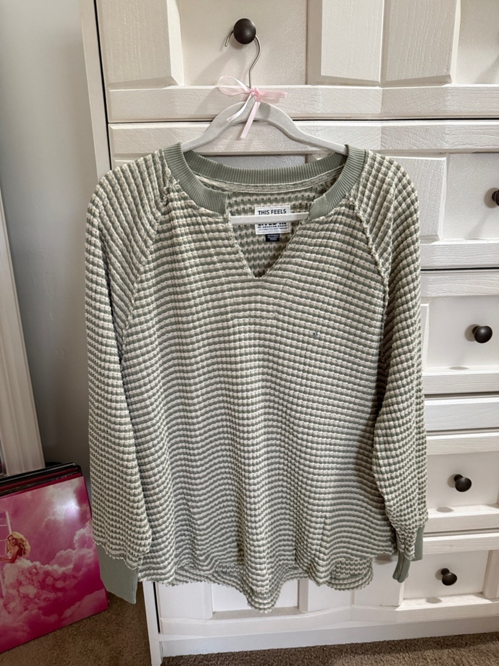 American Eagle striped sweatshirt